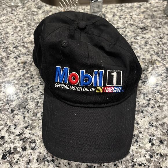 Unbranded Other - Nascar Race Hat Cap Mobil 1 Racing Cap Adjustable Strap Official Racing Oil Nice